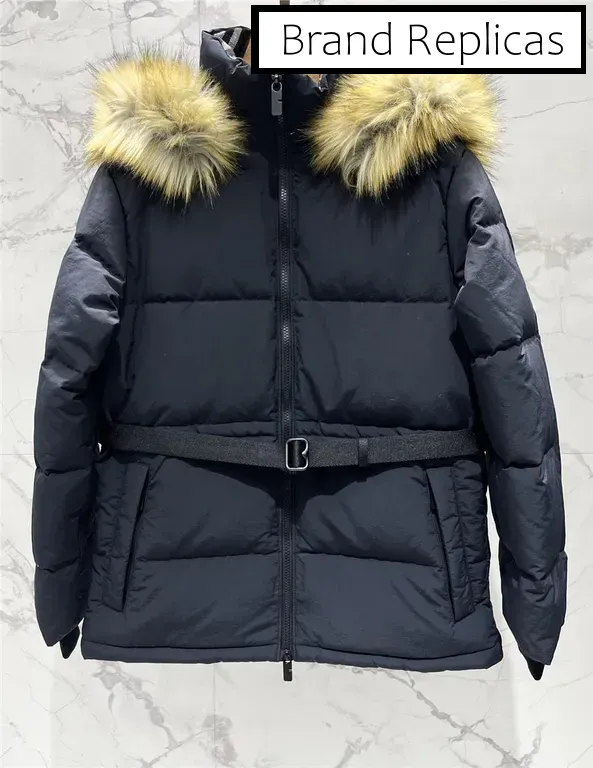 Burberry Hooded Cropped Puffer Jacket